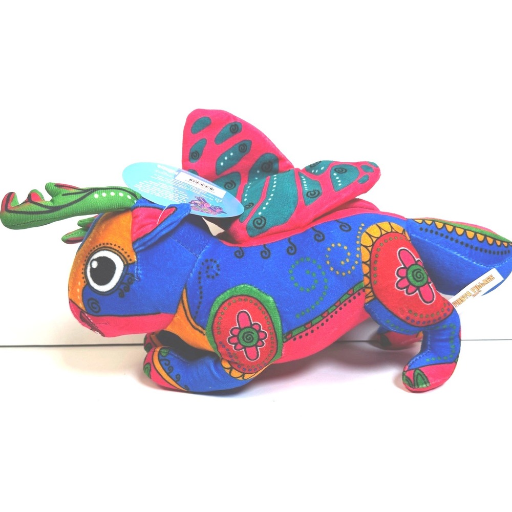 Fiesta Village Knotts Berry Farm Alebrije Plush Multicolored Vibrant Collectible